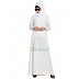 A-line inner abaya- White A-line inner abaya- White